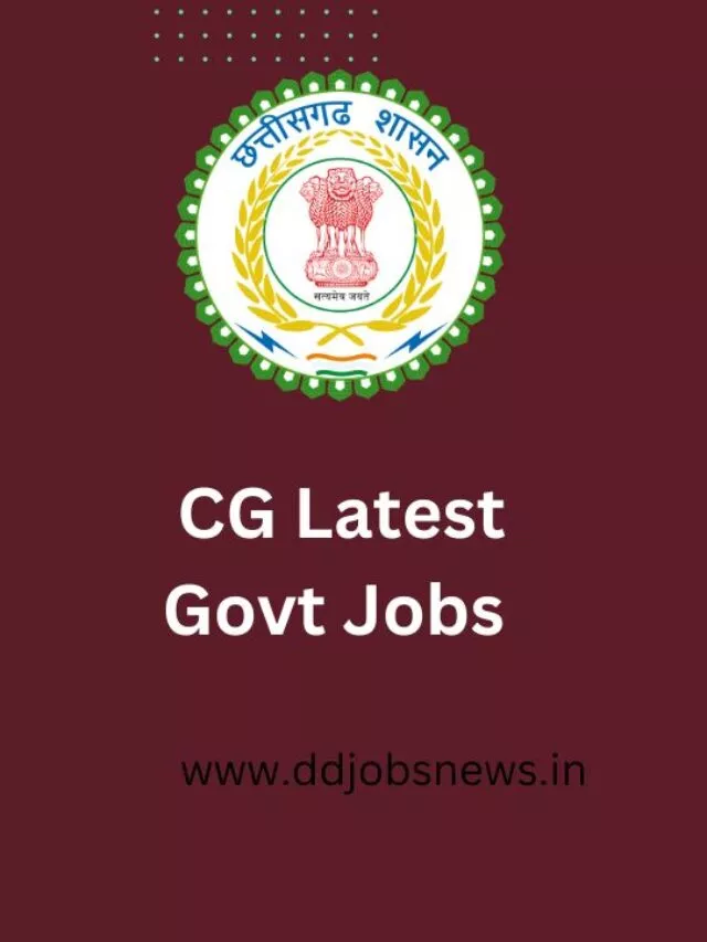 CG Supervisor Vyapam Vacancy 2023 Apply Online